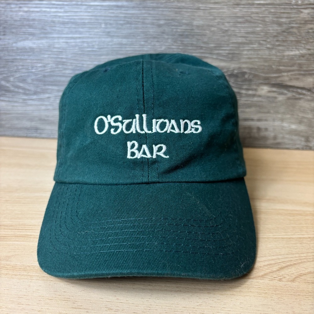 O'Sullivans Bar Hat Cap Strap Back Green Crookhaven One Size Adjustable